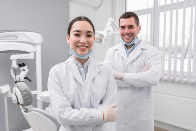 male-and-female-dentist